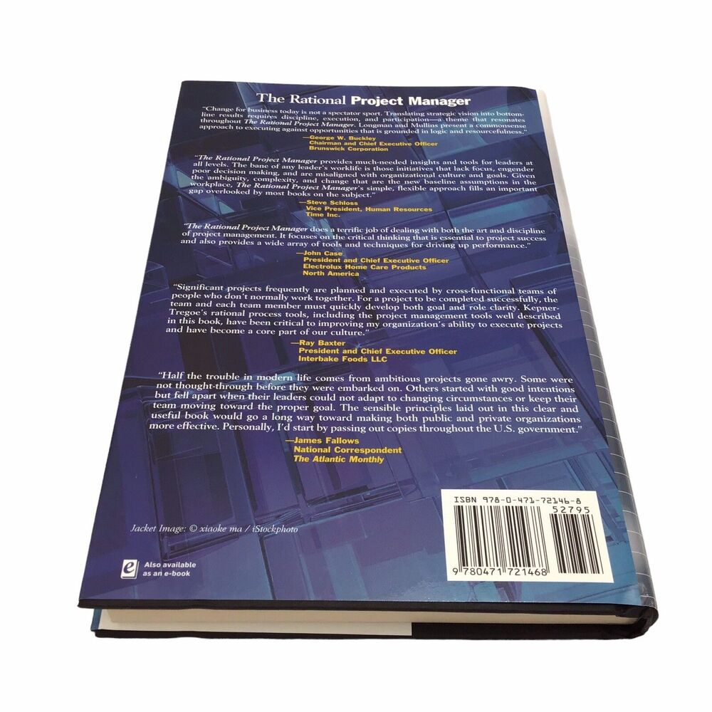 The Rational Project Manager Book NEW Project Management Leadership Business - Picture 2 of 8